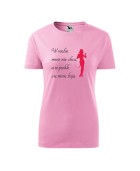 Koszulka damska W NIEBIE MNIE NIE CHCĄ, A W PIEKLE SIĘ MNIE BOJĄ