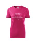 Koszulka damska NIE ROZUMIEM JAK FACET Z DWIEMA NERKAMI