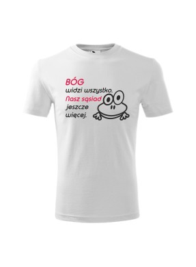 Koszulka męska BÓG WIDZI...