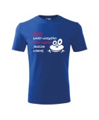 Koszulka męska BÓG WIDZI WSZYSTKO, SĄSIAD JESZCZE WIĘCEJ