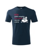 Koszulka męska BÓG WIDZI WSZYSTKO, SĄSIAD JESZCZE WIĘCEJ