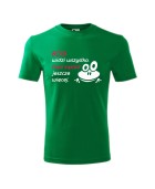 Koszulka męska BÓG WIDZI WSZYSTKO, SĄSIAD JESZCZE WIĘCEJ