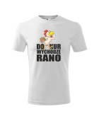 Koszulka męska DO KUR WYCHODZĘ RANO