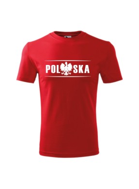 Koszulka męska (przód + tył) POLSKA