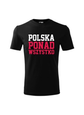 Koszulka męska POLSKA PONAD WSZYSTKO