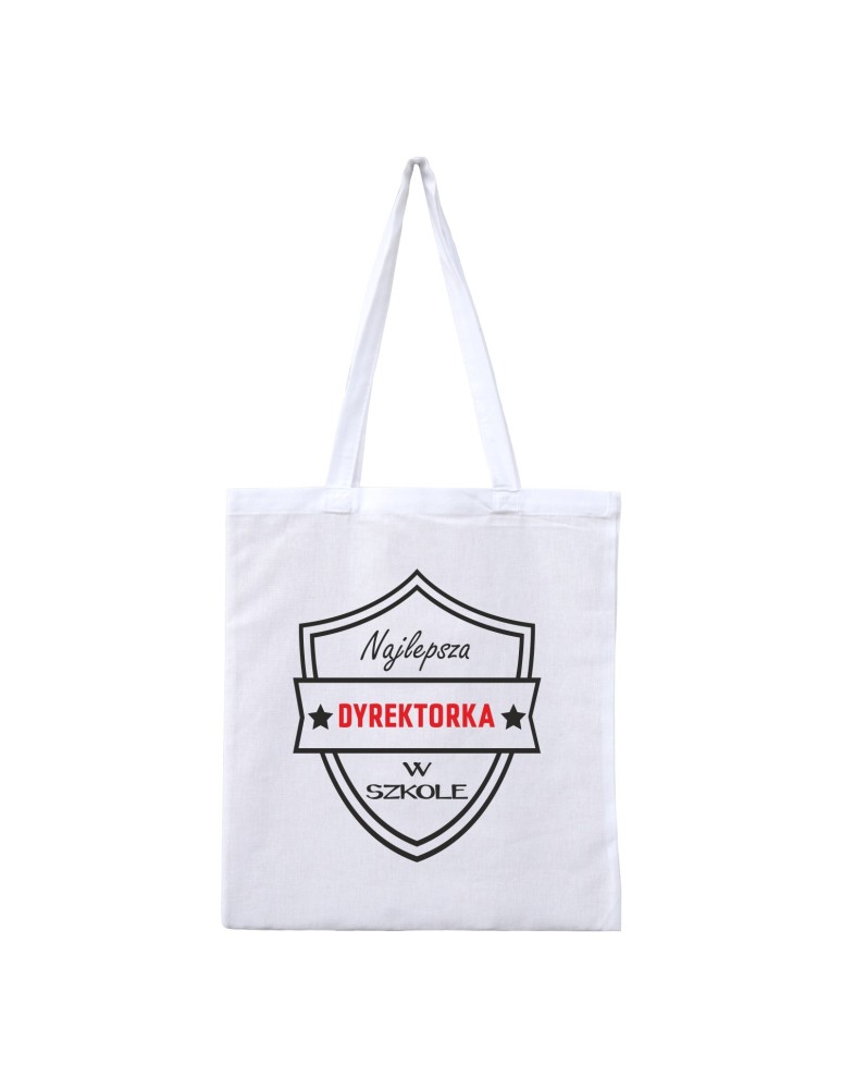 Torba z nadrukiem "NAJLEPSZA DYREKTORKA NA ŚWIECIE"