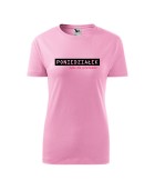 Koszulka damska z nadrukiem "PONIEDZIAŁEK - TYLKO DLA OCHOTNIKÓW"