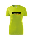 Koszulka damska z nadrukiem "PONIEDZIAŁEK - TYLKO DLA OCHOTNIKÓW"