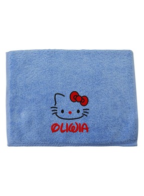 Ręcznik mały z haftem "HELLO KITTY"