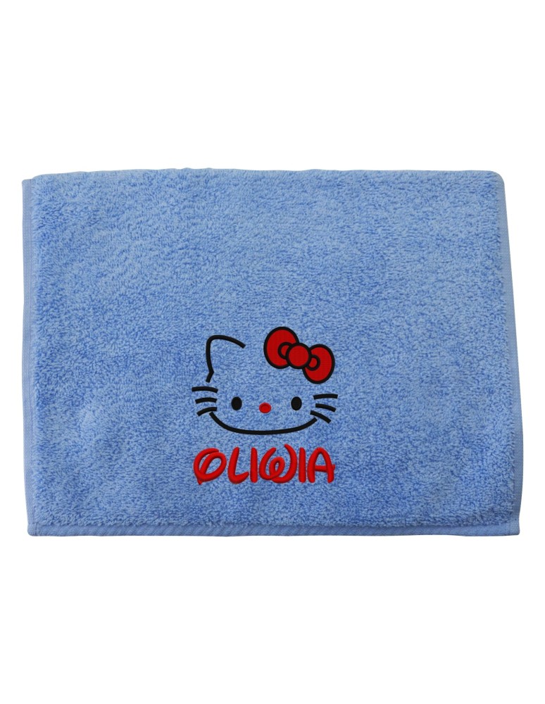 Ręcznik duży z haftem "HELLO KITTY"