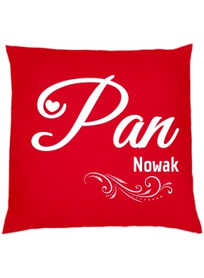 Poduszka z nadrukiem "PAN"