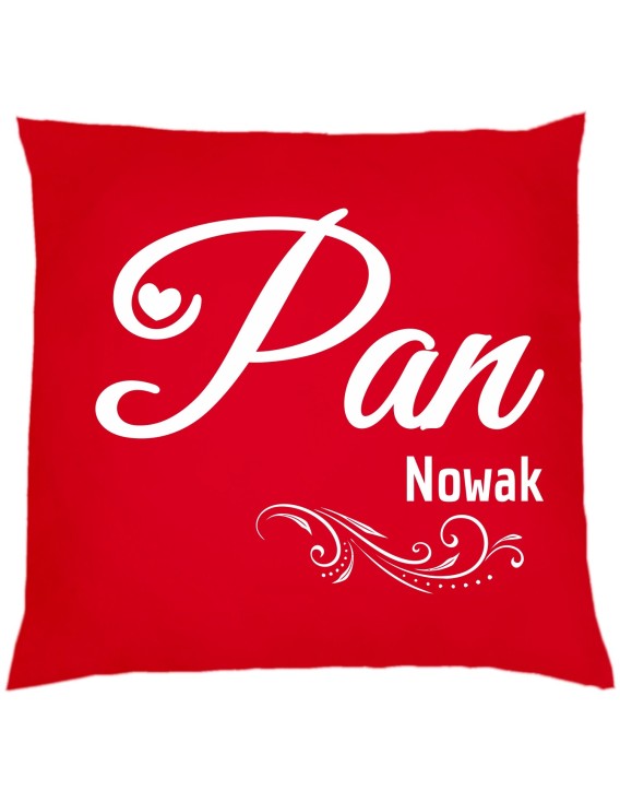 Poduszka z nadrukiem "PAN"