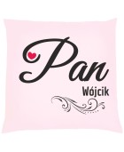 Poduszka z nadrukiem "PAN"