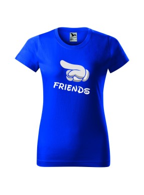 Koszulka damska z nadrukiem FRIENDS (ŁAPKA)