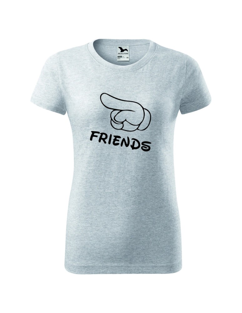 Koszulka damska z nadrukiem FRIENDS (ŁAPKA)