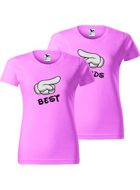 Koszulki damskie z nadrukiem dla przyjaciółek