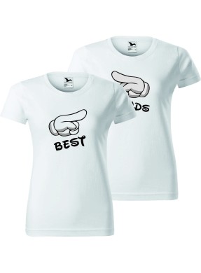 Koszulki damskie z nadrukiem dla przyjaciółek