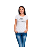 Koszulka damska z nadrukiem MAMA STWORZONA