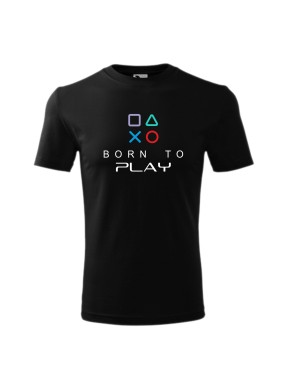 Koszulka męska z nadrukiem
"BORN TO PLAY"