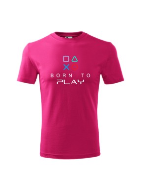 Koszulka dziecięca z nadrukiem
"BORN TO PLAY"