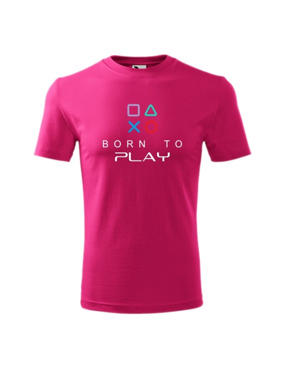 Koszulka dziecięca z nadrukiem
"BORN TO PLAY"