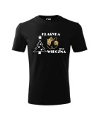 Koszulka męska z nadrukiem KLASYKA JEST WIECZNA