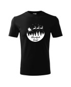 Koszulka męska z nadrukiem MIKOŁAJ W SANIACH