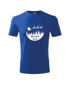 Koszulka męska z nadrukiem MIKOŁAJ W SANIACH