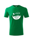 Koszulka męska z nadrukiem MIKOŁAJ W SANIACH