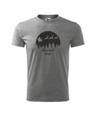 Koszulka męska z nadrukiem MIKOŁAJ W SANIACH