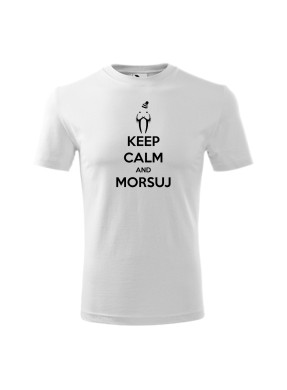 Koszulka męska z nadrukiem KEEP CALM AND MORSUJ
