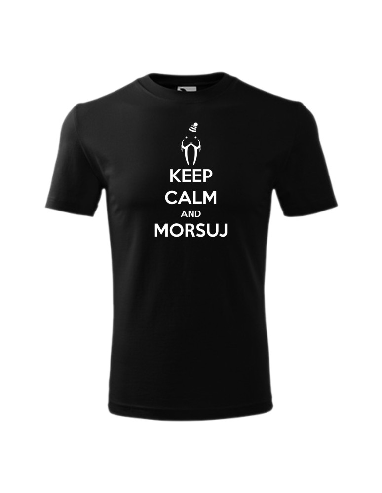 Koszulka męska z nadrukiem KEEP CALM AND MORSUJ