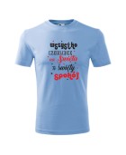 Koszulka męska z nadrukiem:
"WSZYSTKO CZEGO CHCE NA ŚWIĘTA TO ŚWIĘTY SPOKÓJ"