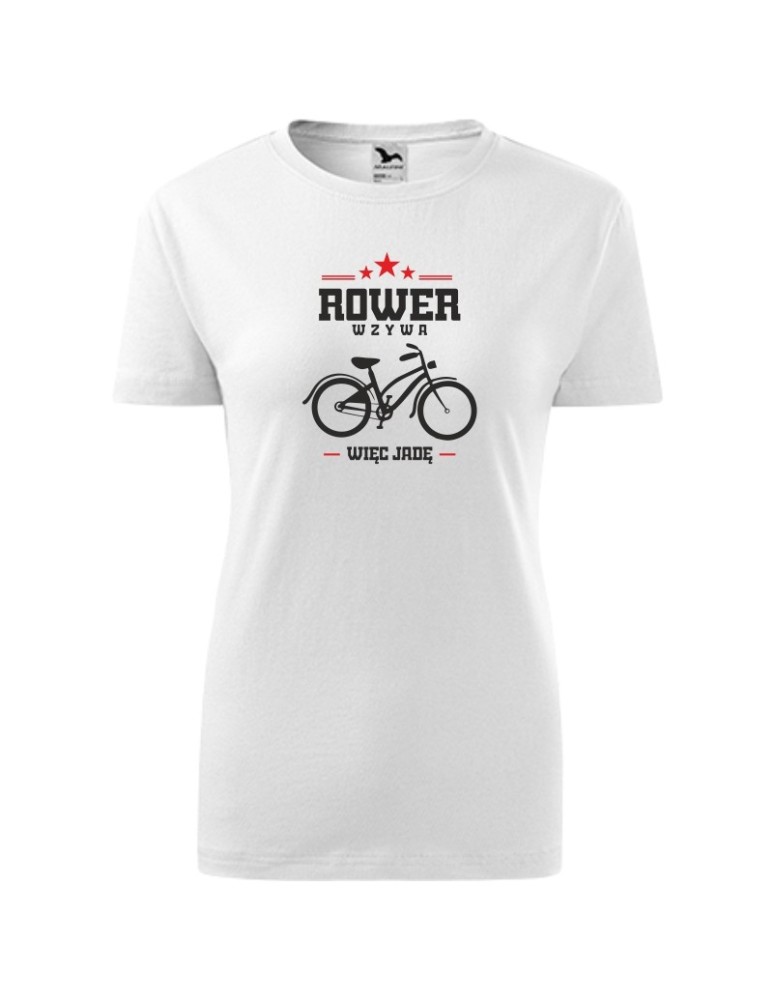 Koszulka damska ROWER WZYWA WIĘC JADĘ