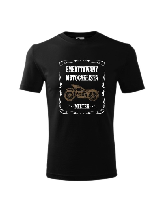Koszulka męska EMERYTOWANY MOTOCYKLISTA