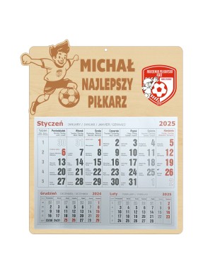 Kalendarz Najlepszy Piłkarz...