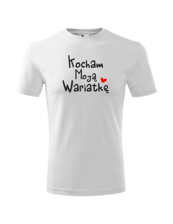 Koszulka męska KOCHAM MOJĄ WARIATKĘ