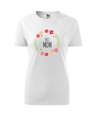 Koszulka damska z nadrukiem BEST MOM