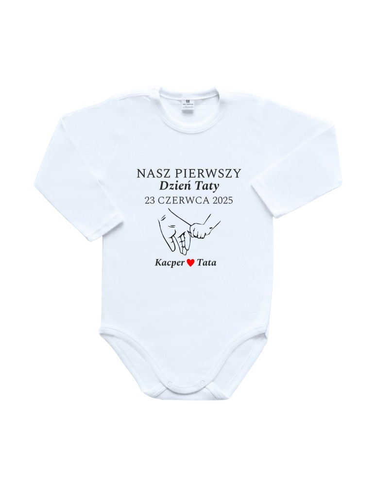 Body dziecięce NASZ PIERWSZY DZIEŃ TATY