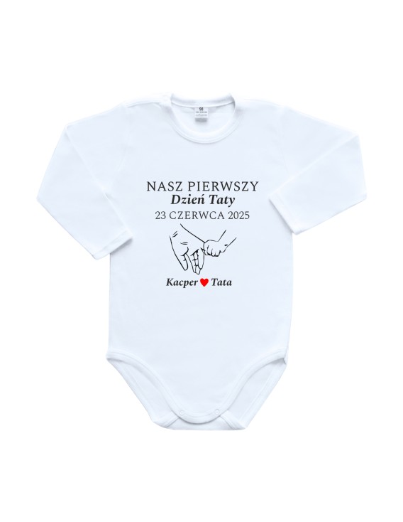 Body dziecięce NASZ PIERWSZY DZIEŃ TATY