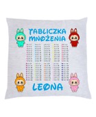 Poduszka TABLICZKA MNOŻENIA LABUBU