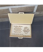 Drewniana pamiątka na 1 urodziny