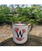 Kubek zwykły ze złotym uszkiem