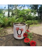 Kubek zwykły ze złotym uszkiem