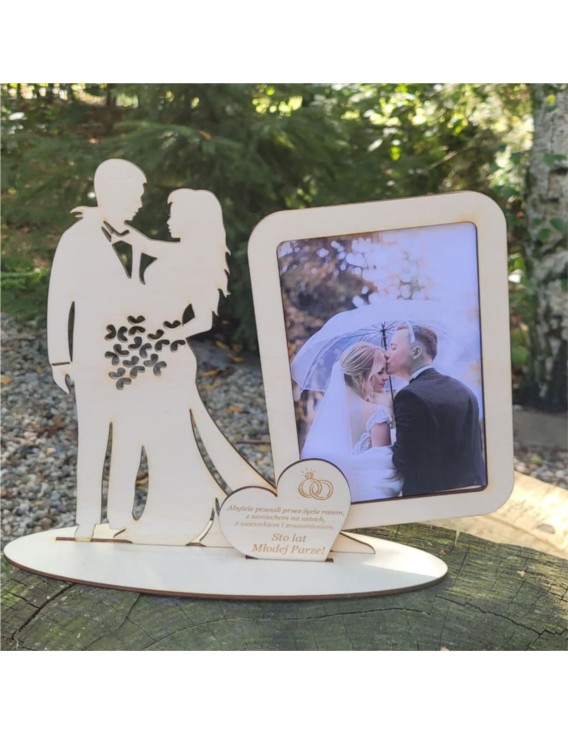 Ramka na zdjęcie ślubne