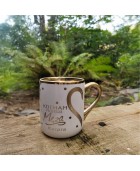 Kubek zwykły ze złotym uszkiem KOCHAM MOJEGO MĘŻA
