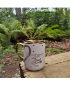 Kubek zwykły ze złotym uszkiem KOCHAM MOJĄ ŻONĘ