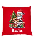 Poduszka MIKOŁAJ Z RENIFERKIEM