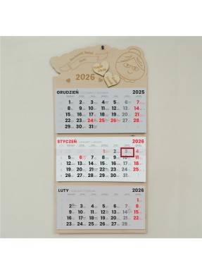 Kalendarz trójdzielny dla...