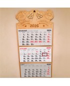 Kalendarz trójdzielny dla BABCI I DZIADKA